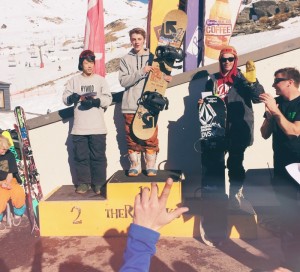 Carlos Garcia Knight 1st, JJ Rayward 3rd at Tric Slopestyle