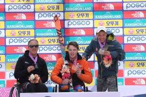 Corey Peters in the Medals at PyeongChang 2018 Test Event